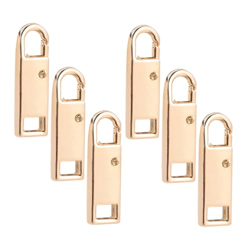 FIXOSHEE 6 Stück Teiliges Reißverschluss Reparaturset Langlebiger Abnehmbare Zipperverlängerung und Ersatzteile für Taschen Kleidung und Koffer Multifunktionale Zipper Köpfe Gold FIXOSHEE 6 Stück Teiliges Reißverschluss Reparaturset Langlebiger Abnehmbare Zipperverlängerung und Ersatzteile für Taschen Kleidung und Koffer Multifunktionale Zipper Köpfe Gold von FIXOSHEE