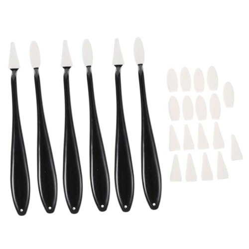 FIXOSHEE 6 Stück Teiliges Sketching Zeichenwerkzeug Set mit Schwamm und Papierwischer Langlebige Mischstifte für Präzises Zeichnen und Radieren Komfortabler Griff für Künstler und Designer von FIXOSHEE