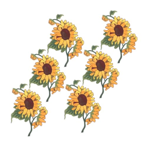 FIXOSHEE 6 Stück Teiliges Sonnenblumen Bügelflicken Bestickte Blumen Applikationen Iron Patches für Kleidung Jeans Rucksäcke Leichte Langlebige Stoffaufnäher zum Aufbügeln FIXOSHEE 6 Stück Teiliges Sonnenblumen Bügelflicken Bestickte Blumen Applikationen Iron Patches für Kleidung Jeans Rucksäcke Leichte Langlebige Stoffaufnäher zum Aufbügeln von FIXOSHEE