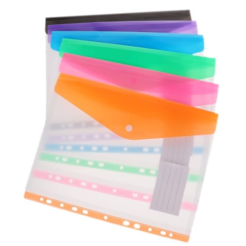 FIXOSHEE 6 Stück Teiliges Transparente Praktische Dokumentenaufbewahrung mit Stabilen Nähten Vielseitig für Büro und Schule Farblich Gemischt FIXOSHEE 6 Stück Teiliges Transparente Praktische Dokumentenaufbewahrung mit Stabilen Nähten Vielseitig für Büro und Schule Farblich Gemischt von FIXOSHEE
