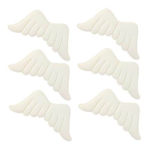 FIXOSHEE 6 Stück Teiliges Weiße Engelsflügel Aufnäher Applikation Feine Verarbeitung Zarte Optik für Kleidung Dekoration DIY Basteln und Reparatur FIXOSHEE 6 Stück Teiliges Weiße Engelsflügel Aufnäher Applikation Feine Verarbeitung Zarte Optik für Kleidung Dekoration DIY Basteln und Reparatur von FIXOSHEE