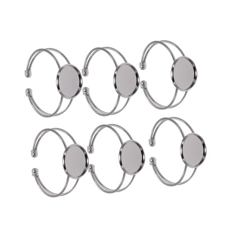 FIXOSHEE 6 Stück Teiliges Y-förmiges Kupfer-armband-grundgestell Verstellbar Langlebig für DIY Schmuckherstellung Ketten Anhänger Zubehör FIXOSHEE 6 Stück Teiliges Y-förmiges Kupfer-armband-grundgestell Verstellbar Langlebig für DIY Schmuckherstellung Ketten Anhänger Zubehör von FIXOSHEE