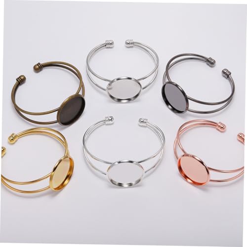 FIXOSHEE 6 Stück Y-förmige Armband Rohlinge Silber Kupfer DIY Schmuckherstellung Verstellbare Basis für Anhänger und Charms für Bastelsets FIXOSHEE 6 Stück Y-förmige Armband Rohlinge Silber Kupfer DIY Schmuckherstellung Verstellbare Basis für Anhänger und Charms für Bastelsets von FIXOSHEE