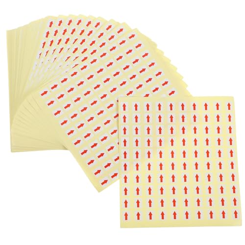 FIXOSHEE 60 Blatt Rote Aufkleber Papier Etiketten Langlebig Selbstklebend für Reparatur Markierung Beschriftung Büro und FIXOSHEE 60 Blatt Rote Aufkleber Papier Etiketten Langlebig Selbstklebend für Reparatur Markierung Beschriftung Büro und von FIXOSHEE