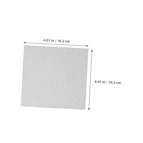 FIXOSHEE 60 Stück Augen-mesh für Masken Netzstoff zum Zuschneiden Atmungsaktiv Stabil und Vielseitig für DIY Cosplay Tiermasken Fursuit und Kreative Bastelprojekte von FIXOSHEE