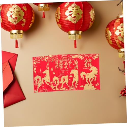 FIXOSHEE 60 Stück Rote Umschläge Chinesisches Neujahr Goldgeprägte Glücksgeldumschläge Pferdejahr Frühlingsfest Hochzeit Geburtstag Geldgeschenke Dekoration FIXOSHEE 60 Stück Rote Umschläge Chinesisches Neujahr Goldgeprägte Glücksgeldumschläge Pferdejahr Frühlingsfest Hochzeit Geburtstag Geldgeschenke Dekoration von FIXOSHEE