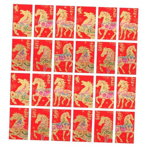 FIXOSHEE 60 Stück Rote Umschläge Jahr Des Pferdes Gold Lunar Neujahr Geldumschläge Traditionelle Vietnamesische Designs Für Frühlingsfest Glück Und Wohlstand FIXOSHEE 60 Stück Rote Umschläge Jahr Des Pferdes Gold Lunar Neujahr Geldumschläge Traditionelle Vietnamesische Designs Für Frühlingsfest Glück Und Wohlstand von FIXOSHEE