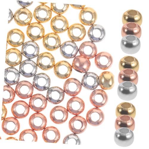 FIXOSHEE 60 Stück Teiliges Perlenset Armbänder mit Runden Glatten Zwischenperlen in Weißgold Gold und Roségold Leichte DIY Schmuckherstellung für Halsketten Armbänder und Bastelprojekte FIXOSHEE 60 Stück Teiliges Perlenset Armbänder mit Runden Glatten Zwischenperlen in Weißgold Gold und Roségold Leichte DIY Schmuckherstellung für Halsketten Armbänder und Bastelprojekte von FIXOSHEE
