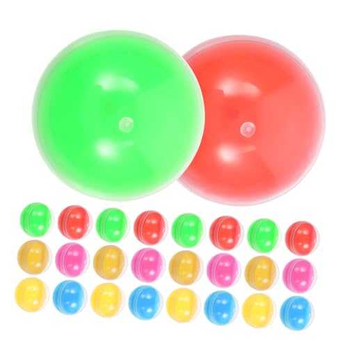 FIXOSHEE 60 Stück Teiliges Runde Transparente Plastikkapseln zum Befüllen für Partygeschenke und Spielzeugpreise Vielseitig Verwendbar für Kindergeburtstage Überraschungskapseln mit FIXOSHEE 60 Stück Teiliges Runde Transparente Plastikkapseln zum Befüllen für Partygeschenke und Spielzeugpreise Vielseitig Verwendbar für Kindergeburtstage Überraschungskapseln mit von FIXOSHEE