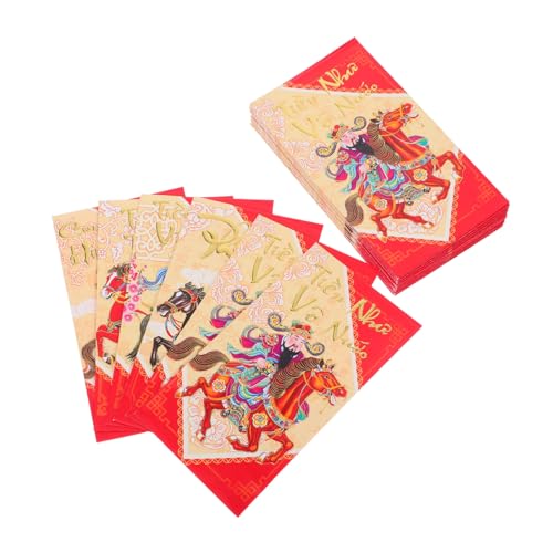 FIXOSHEE 60 Stück Vietnamesische Neujahrs Glücksumhüllungen Pferdejahr Rote Umschläge Lunar Year Geldumschläge Traditionell für Frühlingsfest Familie Freunde FIXOSHEE 60 Stück Vietnamesische Neujahrs Glücksumhüllungen Pferdejahr Rote Umschläge Lunar Year Geldumschläge Traditionell für Frühlingsfest Familie Freunde von FIXOSHEE