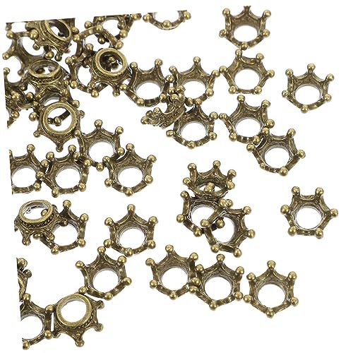 FIXOSHEE 60Stücke Teiliges DIY Kronenförmige Anhänger Legierung Entzückende Schmuckstücke für Armbänder für Handwerksprojekte und FIXOSHEE 60Stücke Teiliges DIY Kronenförmige Anhänger Legierung Entzückende Schmuckstücke für Armbänder für Handwerksprojekte und von FIXOSHEE