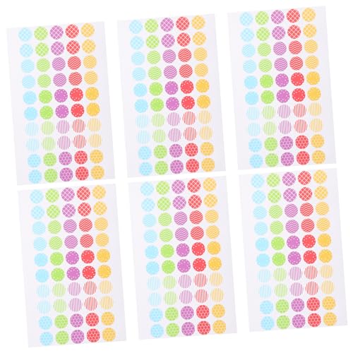 FIXOSHEE 6Blätter Lochverstärkungsaufkleber Selbstklebend Runde Sticker für Ringbuch und Loseblattpapier und Funktional für DIY FIXOSHEE 6Blätter Lochverstärkungsaufkleber Selbstklebend Runde Sticker für Ringbuch und Loseblattpapier und Funktional für DIY von FIXOSHEE