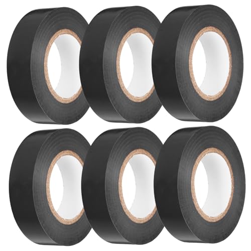 FIXOSHEE 6Rollen Isolierband Hochtemperatur Klebeband Drahtband für Elektrische Projekte Starke Haftung Elektrische für Heimwerker von FIXOSHEE