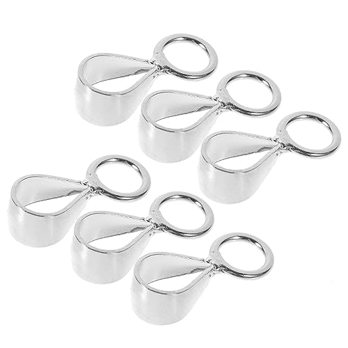 FIXOSHEE 6Stücke Klemmbügel für Schmuckherstellung Verstellbare Anhängerverschlüsse Charm Halter und Ösen für Armbänder Langlebig und Leicht zu Verwenden von FIXOSHEE