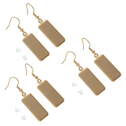 FIXOSHEE 6Stücke Ohrring Anhänger DIY Schmuck Zubehör für Ohrringe Goldfarbene Leere Tabletts für Designs Persönliche FIXOSHEE 6Stücke Ohrring Anhänger DIY Schmuck Zubehör für Ohrringe Goldfarbene Leere Tabletts für Designs Persönliche von FIXOSHEE