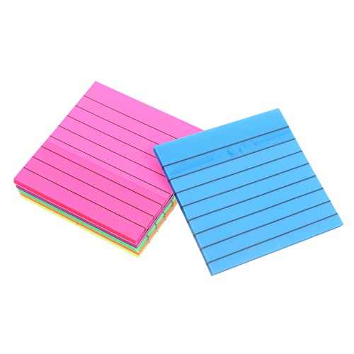 FIXOSHEE 6Stücke Selbstklebende Notizblätter Wasserfeste für Büro Schule und Erinnerungen Vielseitige Memo Pads von FIXOSHEE