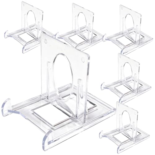 FIXOSHEE 6Stücke Transparente Kartenhalter Einstellbare Staffelei für Sammelkarten Teller Fotos Stabiler Plattenständer für Zuhause Büro und Veranstaltungen Hochfestes Langlebiges FIXOSHEE 6Stücke Transparente Kartenhalter Einstellbare Staffelei für Sammelkarten Teller Fotos Stabiler Plattenständer für Zuhause Büro und Veranstaltungen Hochfestes Langlebiges von FIXOSHEE