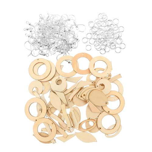 FIXOSHEE 70 Stück Teiliges DIY Ohrschmuck aus Hochwertigem Glattem Holz mit Ohrhaken und Sprungringen Leichtes Schmuckzubehör zum Bemalen Schnitzen und Kreativen Basteln für Damen und FIXOSHEE 70 Stück Teiliges DIY Ohrschmuck aus Hochwertigem Glattem Holz mit Ohrhaken und Sprungringen Leichtes Schmuckzubehör zum Bemalen Schnitzen und Kreativen Basteln für Damen und von FIXOSHEE