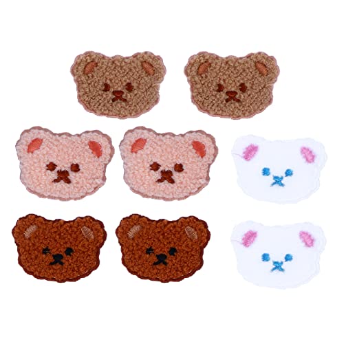 FIXOSHEE 8 Stück Teiliges Cartoon DIY Stickerei Patches für Kleidung Taschen und Hüte Bunte Applikationen zum Aufnähen und Dekorieren von Modeaccessoires von FIXOSHEE
