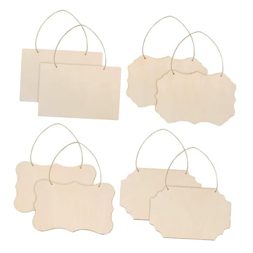FIXOSHEE 8 Stück Teiliges DIY Holz Türschild aus Unbehandeltem Holz zum Beschriften und Aufhängen Vielseitige Holzbretter für Wand Türdeko Langlebige Holzscheiben für Bastelprojekte und FIXOSHEE 8 Stück Teiliges DIY Holz Türschild aus Unbehandeltem Holz zum Beschriften und Aufhängen Vielseitige Holzbretter für Wand Türdeko Langlebige Holzscheiben für Bastelprojekte und von FIXOSHEE