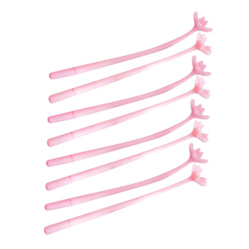 FIXOSHEE 8 Stück Teiliges Kawaii Gel Kugelschreiber mit Feiner Spitze Langlebige Schwarze Elegante Kirschblüten Geschmeidiges Schreiben für Büro Hochzeit Geburtstagsfeier Freundin Frau von FIXOSHEE
