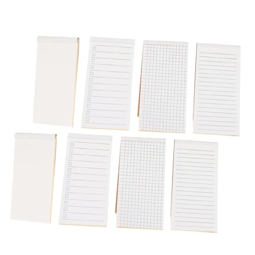 FIXOSHEE 8 Stück Teiliges Notizblock Verschiedenen Layouts Praktisches Memo notizbuch aus Kraftpapier für Büro Schule und Zuhause Vielseitige Schreibwaren für To do listen und Schnelle FIXOSHEE 8 Stück Teiliges Notizblock Verschiedenen Layouts Praktisches Memo notizbuch aus Kraftpapier für Büro Schule und Zuhause Vielseitige Schreibwaren für To do listen und Schnelle von FIXOSHEE
