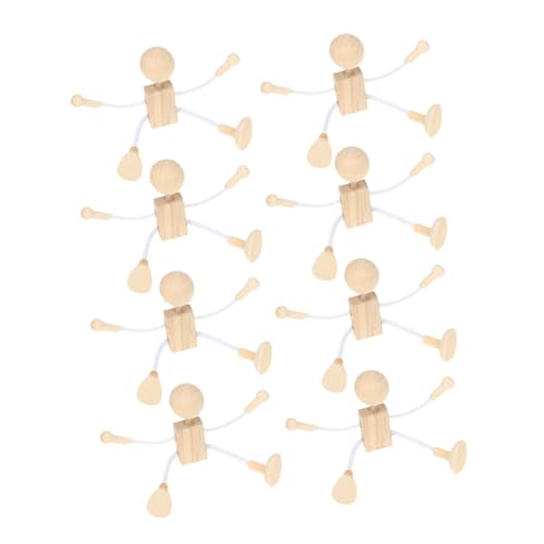 FIXOSHEE 8 Stück Teiliges Unbemalter Holzfiguren für DIY Projekte Kreative Holzspielzeuge Fantasie und Feinmotorik für Sicher Natürlichem Holz Gefertigt FIXOSHEE 8 Stück Teiliges Unbemalter Holzfiguren für DIY Projekte Kreative Holzspielzeuge Fantasie und Feinmotorik für Sicher Natürlichem Holz Gefertigt von FIXOSHEE