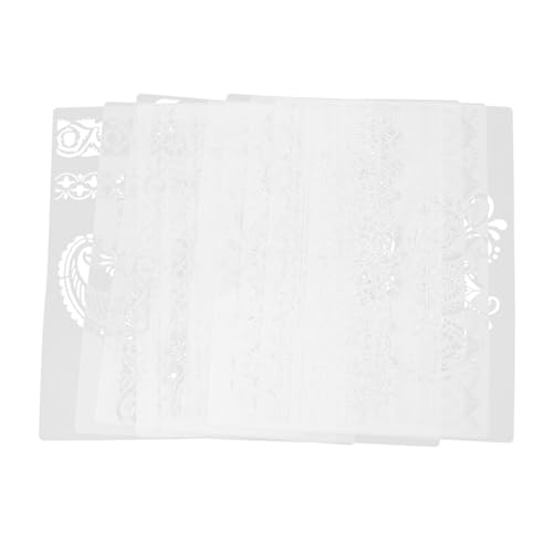 FIXOSHEE 8 Stück Teiliges Vintage Blumen Schablonen aus Pet Wiederverwendbar Hohl Ausgeschnitten DIY Wandmalerei Scrapbooking und Bastelvorlage für Erwachsene FIXOSHEE 8 Stück Teiliges Vintage Blumen Schablonen aus Pet Wiederverwendbar Hohl Ausgeschnitten DIY Wandmalerei Scrapbooking und Bastelvorlage für Erwachsene von FIXOSHEE