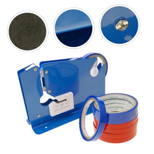 FIXOSHEE 9 Klebebandabroller mit Cutter Teiliges Kunststoff Verpackungsgerät für Lebensmittelsiegelung Langlebig mit Korrosionsfreien Klingen Farbigem Klebeband für Beutelverschluss FIXOSHEE 9 Klebebandabroller mit Cutter Teiliges Kunststoff Verpackungsgerät für Lebensmittelsiegelung Langlebig mit Korrosionsfreien Klingen Farbigem Klebeband für Beutelverschluss von FIXOSHEE
