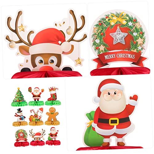 FIXOSHEE 9 Stück Teiliges Weihnachtsdekoration Wabenbälle Tischdekoration Partyfest Kreative Hängende und Stehende Dekorationskugeln für Weihnachtsfeier Wohnzimmer und Eventgestaltung FIXOSHEE 9 Stück Teiliges Weihnachtsdekoration Wabenbälle Tischdekoration Partyfest Kreative Hängende und Stehende Dekorationskugeln für Weihnachtsfeier Wohnzimmer und Eventgestaltung von FIXOSHEE