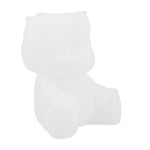 FIXOSHEE Bär Silikonform mit Rundem Sockel Stabile Resinform für Schokolade Epoxidharz Kuchen Seifendekoration Niedliche Bärenfigur für DIY Basteln und Wohnkultur von FIXOSHEE