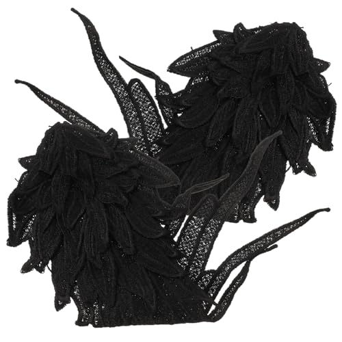 FIXOSHEE Bestickte Engelsflügel Spitzenapplikation DIY Kleidung Dekorative Spitzenflügel Patches Für Pullover Hemden Kissen Nähen von FIXOSHEE