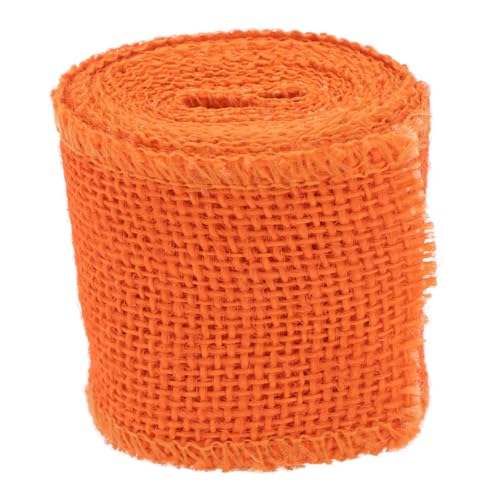 FIXOSHEE Breites Juteband Rolle Lang Orange Natürliches Dekoband für Weihnachtsdekoration Umweltfreundliches Bastelband mit Angenehmer Struktur für DIY Geschenke Kränze Hochzeit FIXOSHEE Breites Juteband Rolle Lang Orange Natürliches Dekoband für Weihnachtsdekoration Umweltfreundliches Bastelband mit Angenehmer Struktur für DIY Geschenke Kränze Hochzeit von FIXOSHEE