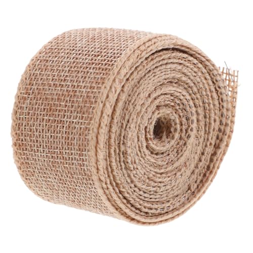FIXOSHEE Breites Naturfarbenes Juteband mit Drahtkante Formstabiler Dekorations und Geschenkband für DIY Weihnachtsbasteln Kränze Schleifen und Verpackungen FIXOSHEE Breites Naturfarbenes Juteband mit Drahtkante Formstabiler Dekorations und Geschenkband für DIY Weihnachtsbasteln Kränze Schleifen und Verpackungen von FIXOSHEE