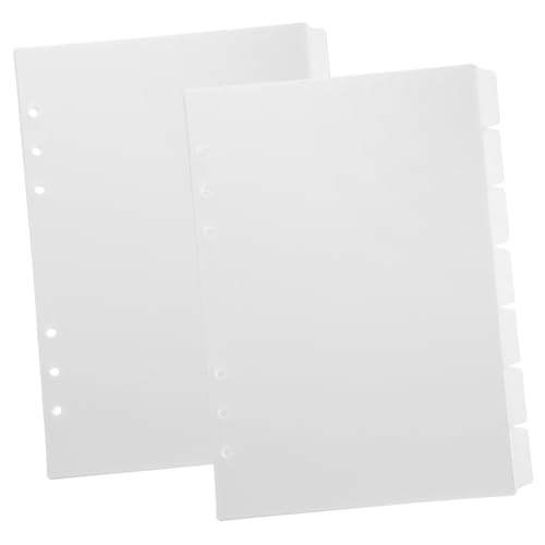 FIXOSHEE Bücher PP Binder Tabs Trennkarten für Notizbücher Abnehmbare Index register mit Beschreibbaren Laschen Vielseitige Ordnertrenner für Zeitplanung und Dokumentenorganisation FIXOSHEE Bücher PP Binder Tabs Trennkarten für Notizbücher Abnehmbare Index register mit Beschreibbaren Laschen Vielseitige Ordnertrenner für Zeitplanung und Dokumentenorganisation von FIXOSHEE