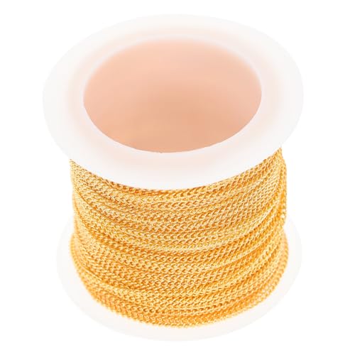 FIXOSHEE DIY Kupferkette Goldfarbend Schmuckkette Bastelkette für Halsketten Armbänder Handgefertigt Glatte Oberfläche Langlebig Vielseitig für Schmuckherstellung FIXOSHEE DIY Kupferkette Goldfarbend Schmuckkette Bastelkette für Halsketten Armbänder Handgefertigt Glatte Oberfläche Langlebig Vielseitig für Schmuckherstellung von FIXOSHEE