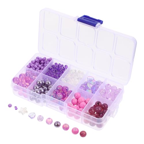 FIXOSHEE DIY Schmuckperlen Glasperlen Imitation Jade Lose Spacer Perlen Rund für Schmuckherstellung Basteln Charms Zubehör in Lila FIXOSHEE DIY Schmuckperlen Glasperlen Imitation Jade Lose Spacer Perlen Rund für Schmuckherstellung Basteln Charms Zubehör in Lila von FIXOSHEE