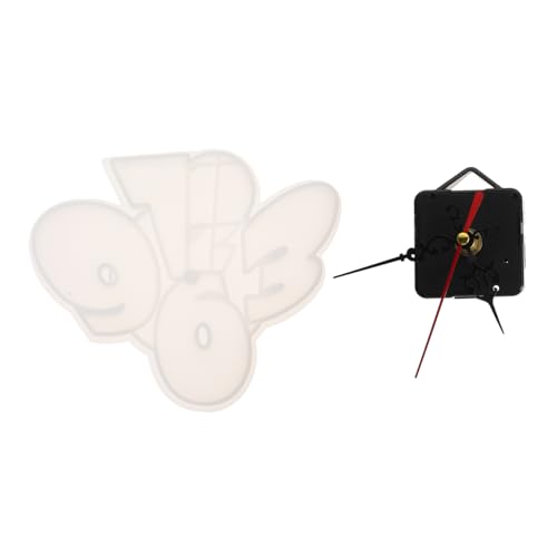 FIXOSHEE DIY Uhr Silikonform für Bastelarbeiten Flexible Langlebige Gießform aus Silikon Widerstandsfähig und Wiederverwendbar für Kreative Uhrdekorationen und Handwerksprojekte von FIXOSHEE