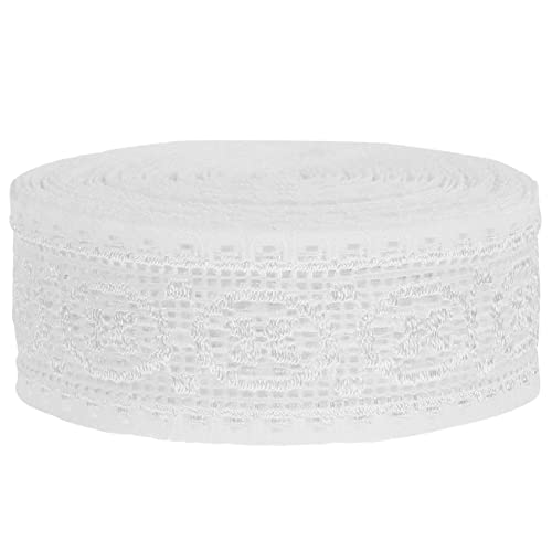 FIXOSHEE Elastische Weiße Spitzenborte Bestickte Spitzenbordüre zum Nähen DIY Kleidung Dekoration Hochzeit Party Bastelstoff Vielseitig Zuschneidbar und Langlebig FIXOSHEE Elastische Weiße Spitzenborte Bestickte Spitzenbordüre zum Nähen DIY Kleidung Dekoration Hochzeit Party Bastelstoff Vielseitig Zuschneidbar und Langlebig von FIXOSHEE