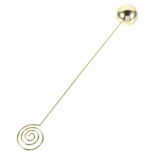 FIXOSHEE Eleganter Memo Fotohalter aus Goldfarbenem Edelstahl Vielseitiger Tischkartennummernhalter für Hochzeitstischdekoration Stabiler Spiral clip für Büro Küche und Wohnzimmer FIXOSHEE Eleganter Memo Fotohalter aus Goldfarbenem Edelstahl Vielseitiger Tischkartennummernhalter für Hochzeitstischdekoration Stabiler Spiral clip für Büro Küche und Wohnzimmer von FIXOSHEE