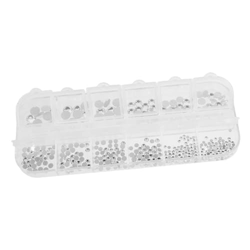 FIXOSHEE Fächer Nageldesign Strasssteine Glitzernde Flache Glassteine für DIY Nail Art Nagelschmuck Zubehör für Natürliche und Künstliche Nägel Geeignet für Frauen und von FIXOSHEE