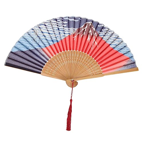 FIXOSHEE Faltbarer Handfächer aus Seide Stabiler Vintage Fächer für Damen als Tanz und Dekorationsfächer Leicht Robust Japanischer Stil Vielseitig für Sommer und Performance FIXOSHEE Faltbarer Handfächer aus Seide Stabiler Vintage Fächer für Damen als Tanz und Dekorationsfächer Leicht Robust Japanischer Stil Vielseitig für Sommer und Performance von FIXOSHEE