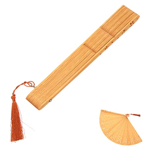 FIXOSHEE Faltbarer Handfächer aus Stabilem Chinesischer Stil Leicht und Robust Multifunktional für Tanz Party Cosplay und Sommer Handlicher Fächer für Damen und Bühnenperformance von FIXOSHEE