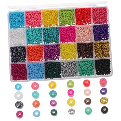 FIXOSHEE Farben Glasperlen DIY Schmuckperlen für Armbänder und Multifunktionale Bastelperlen Aufbewahrungsbox für Handwerksprojekte und FIXOSHEE Farben Glasperlen DIY Schmuckperlen für Armbänder und Multifunktionale Bastelperlen Aufbewahrungsbox für Handwerksprojekte und von FIXOSHEE