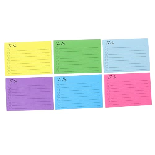 FIXOSHEE Farbige Notizblöcke mit Vielseitige Selbstklebende Memo Pads für Büro und Zuhause Tragbare Haftnotizen in Farben Blau Dunkelgrün Hellblau Gelb zur Schnellen Organisation und von FIXOSHEE