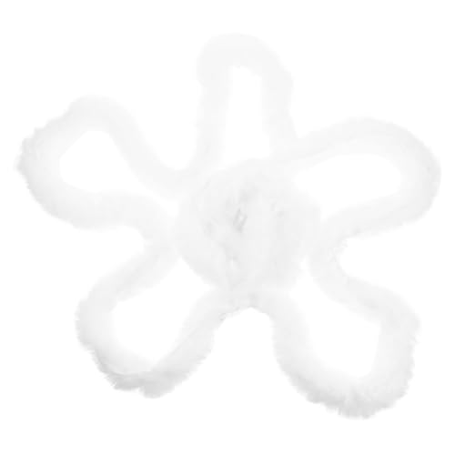FIXOSHEE Faux Fellband Weiß Breit Kunstfell Streifen Für Traditionelle Chinesische Kleidung Dekor Cloak Trim Für Hanfu Mantel DIY Basteln Sieren Fellimitat von FIXOSHEE