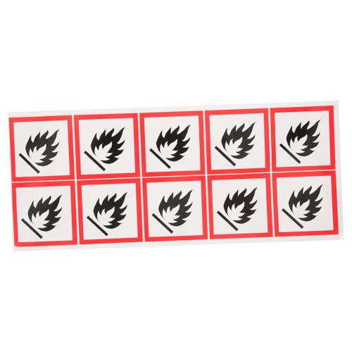 FIXOSHEE Flammbares Flüssigkeit Warnschild PVC Aufkleber Selbstklebend Leicht Anzubringen Langlebig für Werkstatt Büro Schule Sicherheitskennzeichnung FIXOSHEE Flammbares Flüssigkeit Warnschild PVC Aufkleber Selbstklebend Leicht Anzubringen Langlebig für Werkstatt Büro Schule Sicherheitskennzeichnung von FIXOSHEE