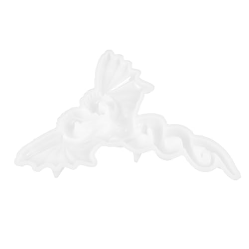 FIXOSHEE Flexible Silikon Gießform Drachenmotiv Waschbar Detailreiche DIY Bastelform für Harz für Resin Kunst Langlebig und Rutschfest für Dekoration von FIXOSHEE
