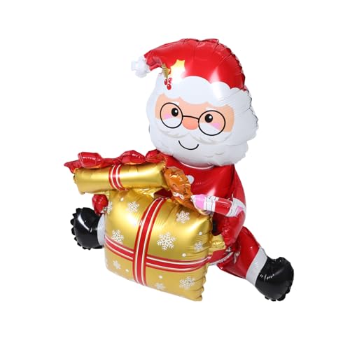 FIXOSHEE Folienballon Weihnachtsmann Aufblasbar Kleine Goldene Weihnachtsdekoration Festliche Tisch und Raumdeko für Weihnachten Einzigartige Weihnachtsatmosphäre für Party und FIXOSHEE Folienballon Weihnachtsmann Aufblasbar Kleine Goldene Weihnachtsdekoration Festliche Tisch und Raumdeko für Weihnachten Einzigartige Weihnachtsatmosphäre für Party und von FIXOSHEE