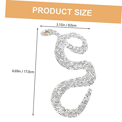 FIXOSHEE Garment Patch Snakelike Form Silber Iron Aufnäher zum Aufbügeln für Jacken Taschen DIY Kleidung Reparatur und Dekoration FIXOSHEE Garment Patch Snakelike Form Silber Iron Aufnäher zum Aufbügeln für Jacken Taschen DIY Kleidung Reparatur und Dekoration von FIXOSHEE